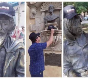 Diseminan gorras de la película Plantados en La Habana