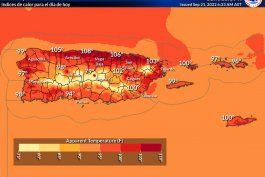 emiten advertencia de calor para 27 pueblos por indices que podrian alcanzar los 112 grados fahrenheit