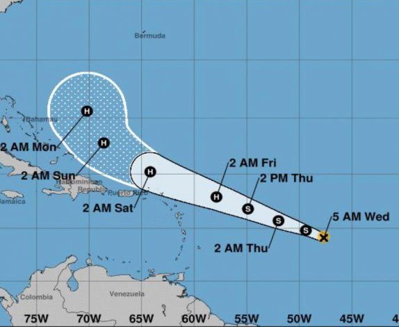 Se forma la tormenta tropical Jerry en el Atlántico