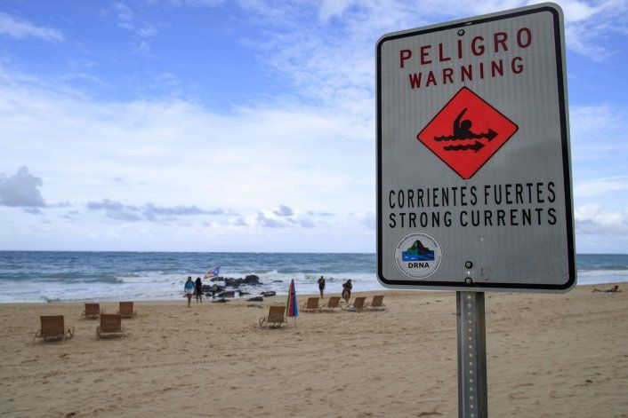 Precaución en el mar: hay un riesgo alto de corrientes marinas para el este y norte de Puerto Rico