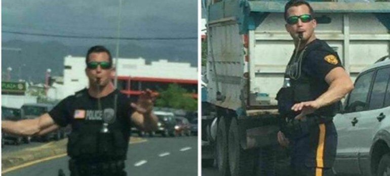 Policías traídos a dar el tránsito encienden las redes sociales